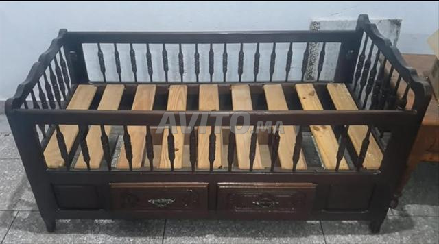 Lit pour enfants en bois d'acacia, excellente qualité - 2