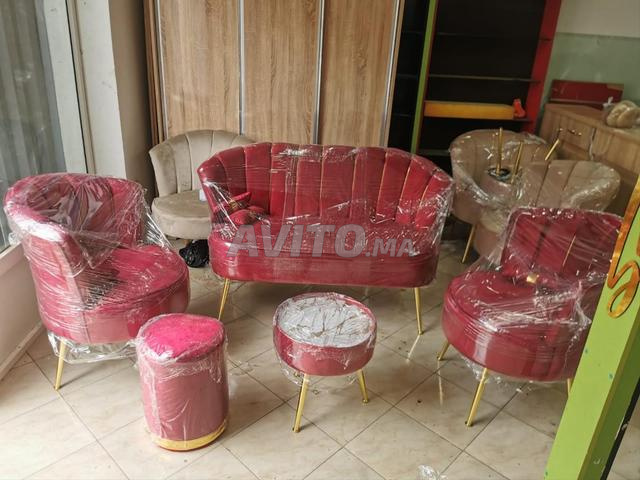 2 chaises maquillage canapé table buffet - 2