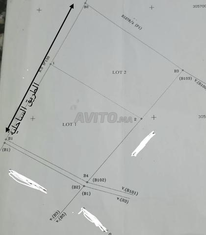 Terrain de 12000m² sur la route côtière à Azemmour