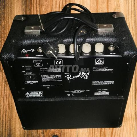 مضخم صوت Fender Rumble 15 كالجديد - 2