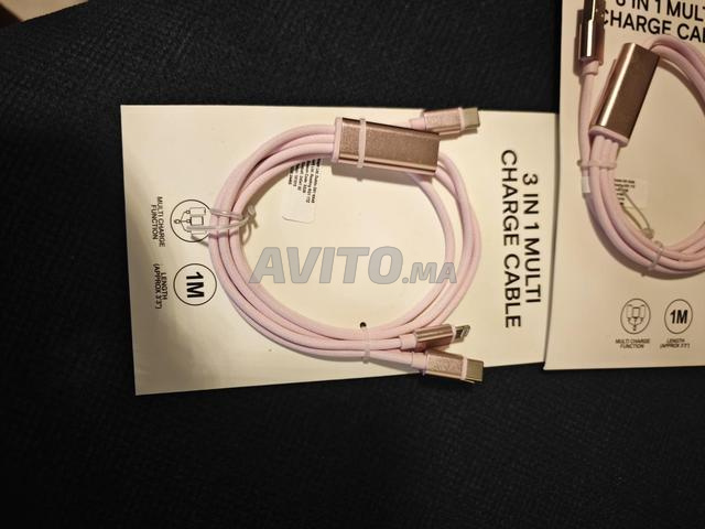 Câble chargeur Multi 3 en 1 4 en 1 C vers C - 2