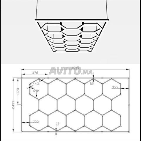 إضاءة LED سداسية - 2