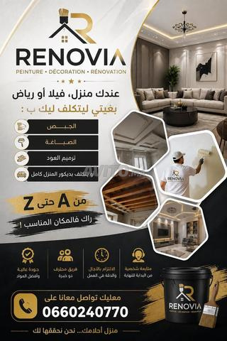 Rénovation de maisons, décorations, peinture, tous travaux liés à la décoration