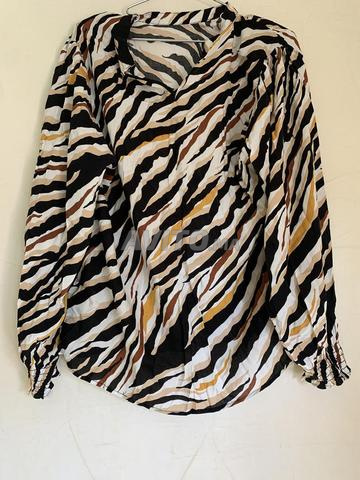 Superbe blouse à imprimé zèbre - 2