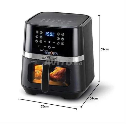 مقلاة هوائية بلاك+ديكر AF5800-B5 – شبه جديدة