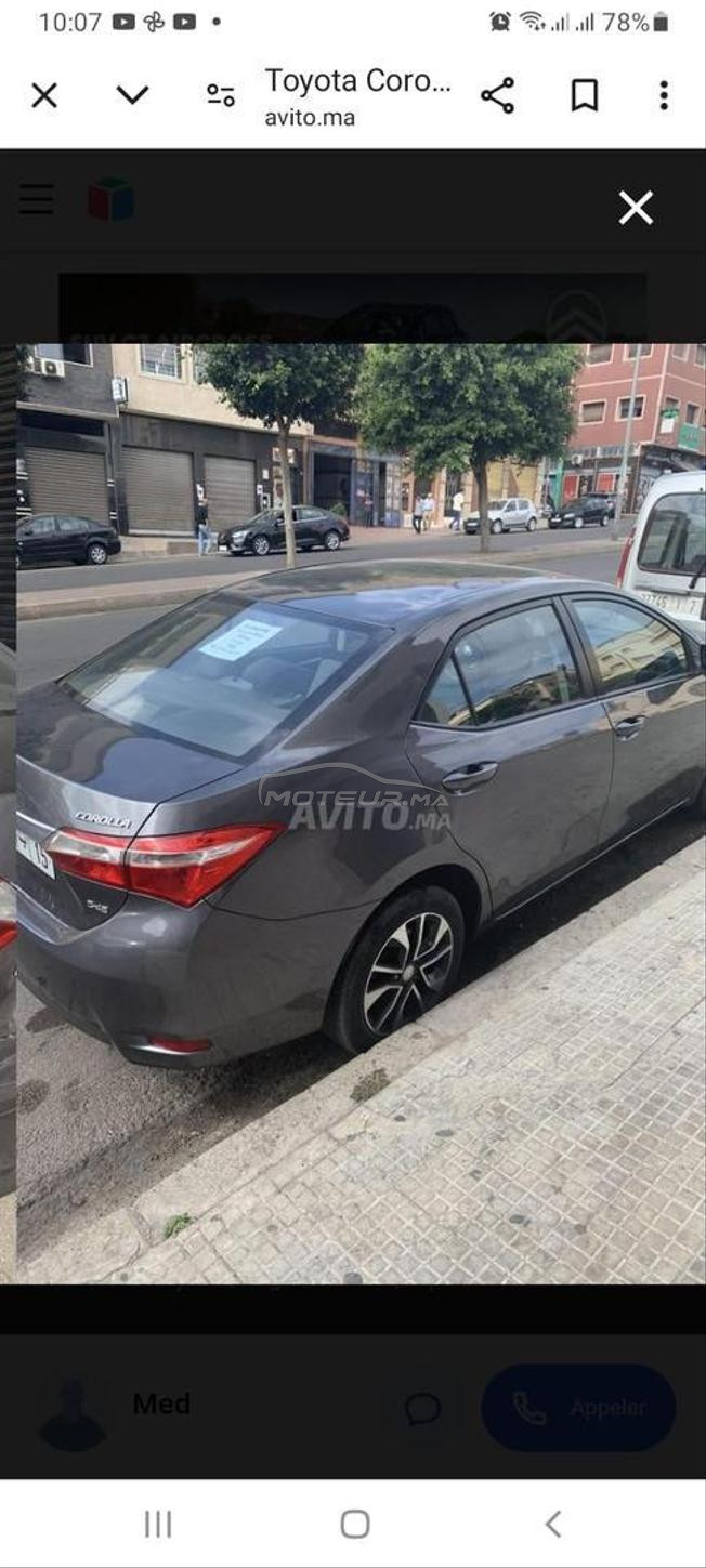 Toyota Corolla Diesel Manuelle 2018 à Casablanca