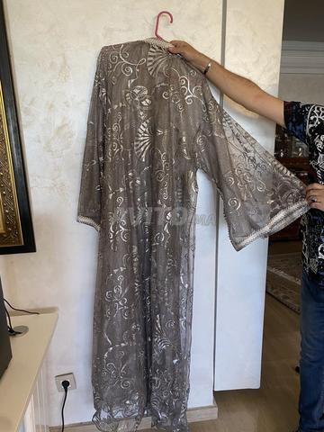 قفطان مغربي فضي – موديل فريد - 2
