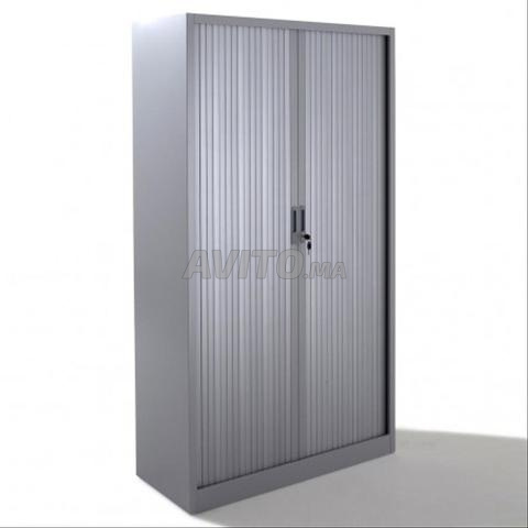 fabrication armoire métallique porte rideaux/lit - 2
