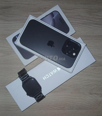 iPhone 16 pro 256 et Apple Watch Serie 10 gps 46mm