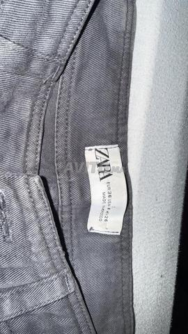 Pantalon Zara Cargo Gris Femme Taille 36 - 2