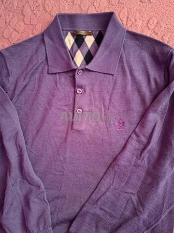 Pull tricot col chemise S M neuf - 2