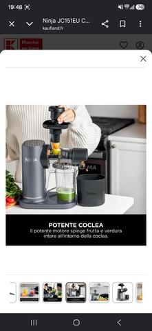 Extracteur de jus à froid Ninja JC151EU