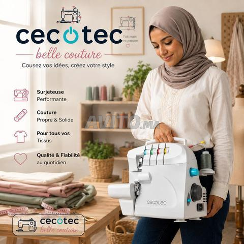 ماكينة خياطة 4 خيوط — علامة تجارية أوروبية Cecotec 🇪🇺