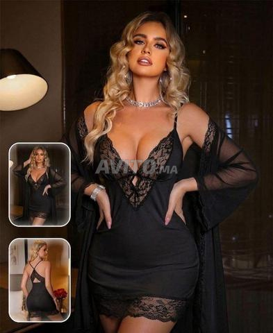 قميص مع روب حمام - 2