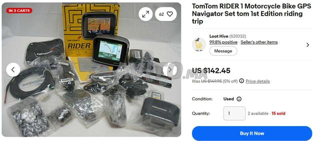 TomTom RIDER 1 GPS Moto - 2