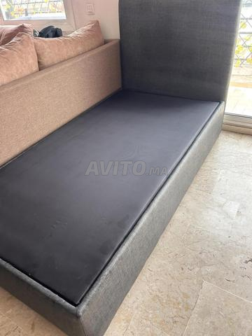 سرير صندوقي لشخص واحد 100 × 190 بحالة جيدة جداً - 2