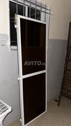 باب PVC أبيض مع زجاج – 75×252 سم - 2