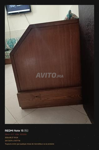Salon Marocain complet en bois massif Bleu Canard - 2