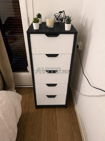 Commode 5 tiroirs slim - 2