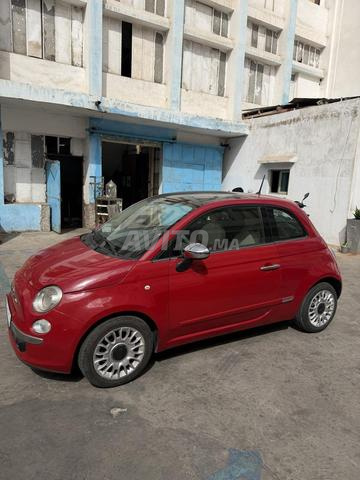 Fiat 500 automatique rouge - 2