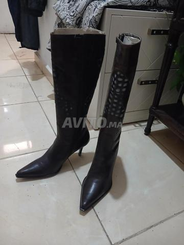 بوت نسائي 👢 جلدي - 2