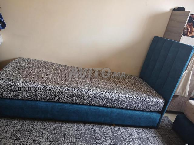 Lit une place avec matelas - 2