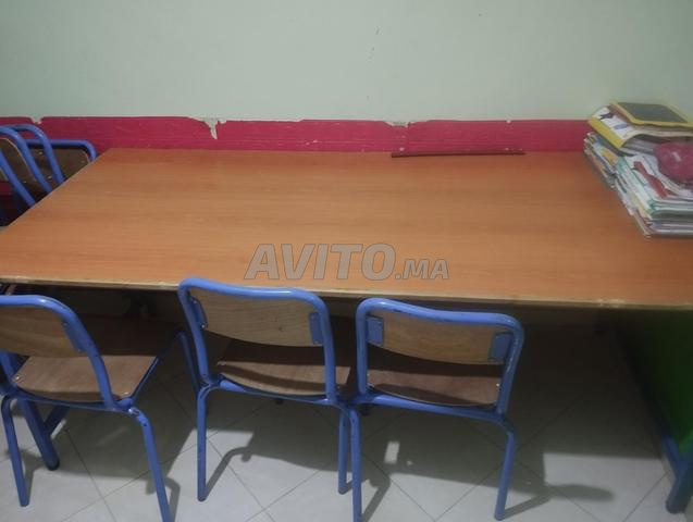 Tables et chaises à vendre 90 dirhams pièce - 2