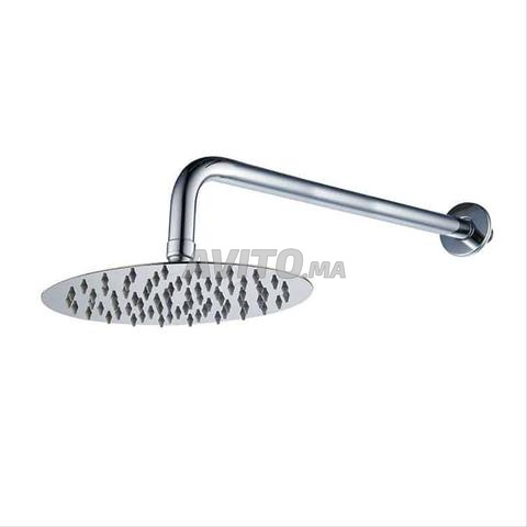 Pomme Douche Inox Slim Ronde 25cm Chrome ZENITH - 2