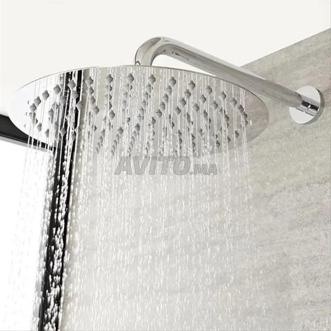 Pomme de douche carrée slim en inox 30cm ZENITH Chrome - 2