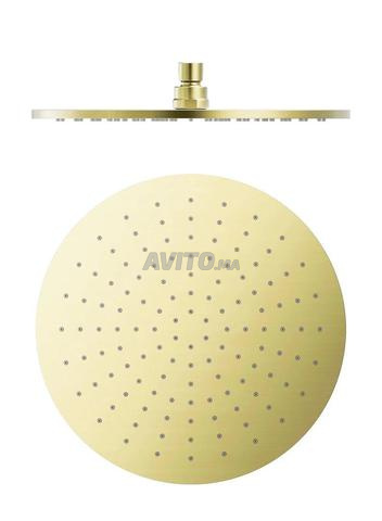 Pomme Douche Inox Slim Ronde 40cm Gold ZÉNITH - 2