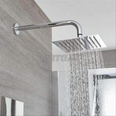 Pommeau de douche carré slim inox 30cm ZENITH Chrome - 2