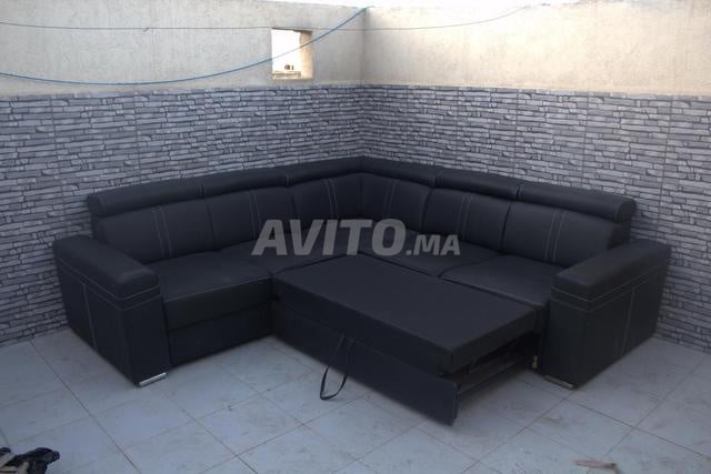 Canapé convertible 1.6x1.6 mètres - 2