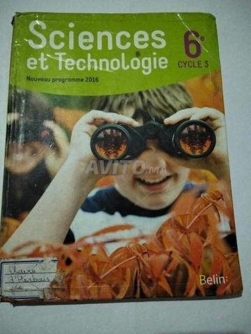 LOT DE 2 MANUELS MATHS SCIENCES COLLEGE 6E