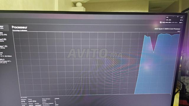 كمبيوتر العاب RX 7600 مع شاشة - 2