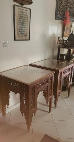 Tables d'appoint en bois Orientales - 2