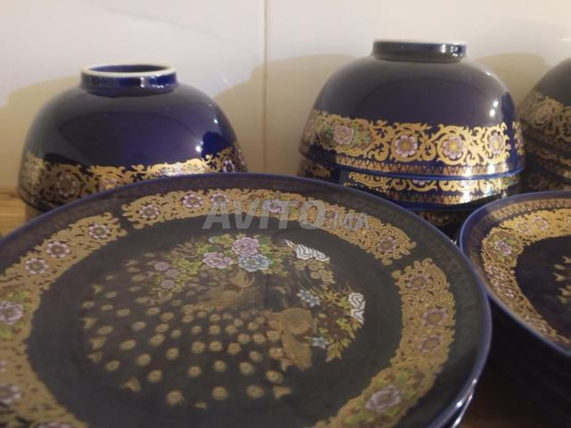 9 assiettes 8 saladiers "Taous El Hor" - 2