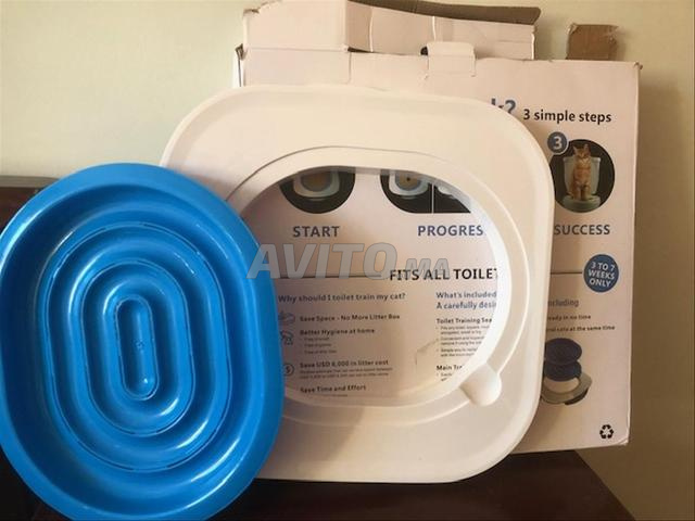 Apprendre à son chat à utiliser la toilette - 2