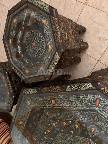 3 طاولات مغربية مصنوعة يدوياً - 2