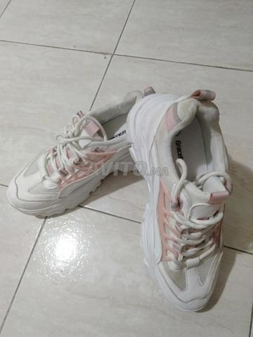 👟 Baskets Graceland femme – Blanc & Rose poudré 🌸 - 2