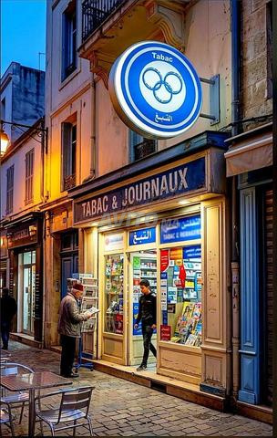 Enseigne lumineuse publicitaire 60 cm - 2