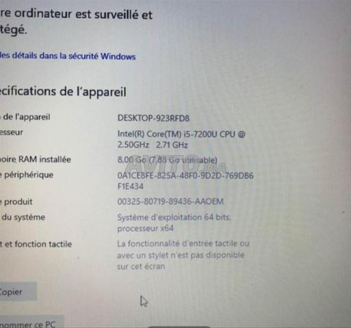 PC Asus i5 7ème génération - 2