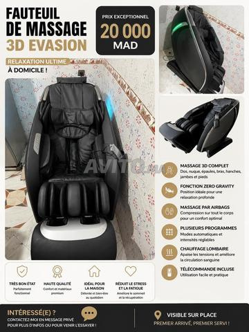 FAUTEUIL DE MASSAGE 3D EVASION
