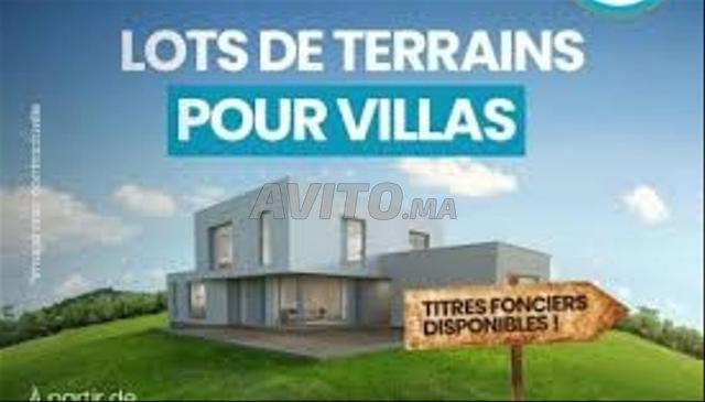 Terrain Titré Zone Villa 1000 m² Route d' Ourika