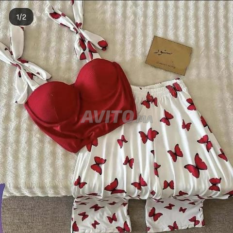بيجامة بمقاسات S M L XL XXL توصيل مجاني - 2