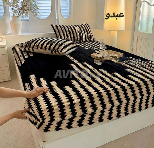 ملايات سميكة 3 قطع مع مطاط - 2