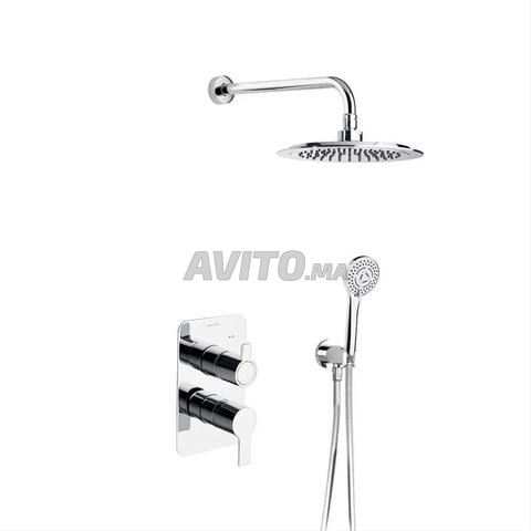 Kit Douche Chromé encastré 2 Voies Blautherm