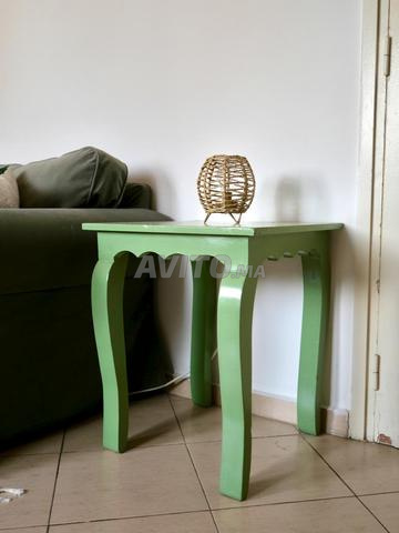 Table d'appoint verte