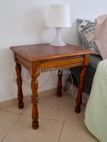 Lot de 2 tables de nuit en bois - 2