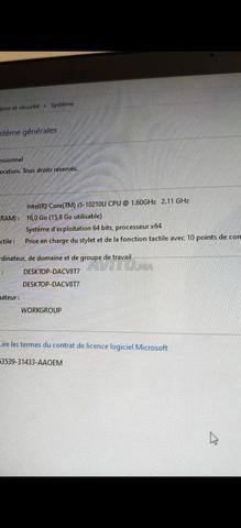 Ordinateur portable HP i5 10ème génération écran tactile 360 - 2