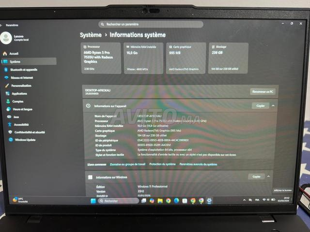 Lenovo Ryzen 5 Pro - 2